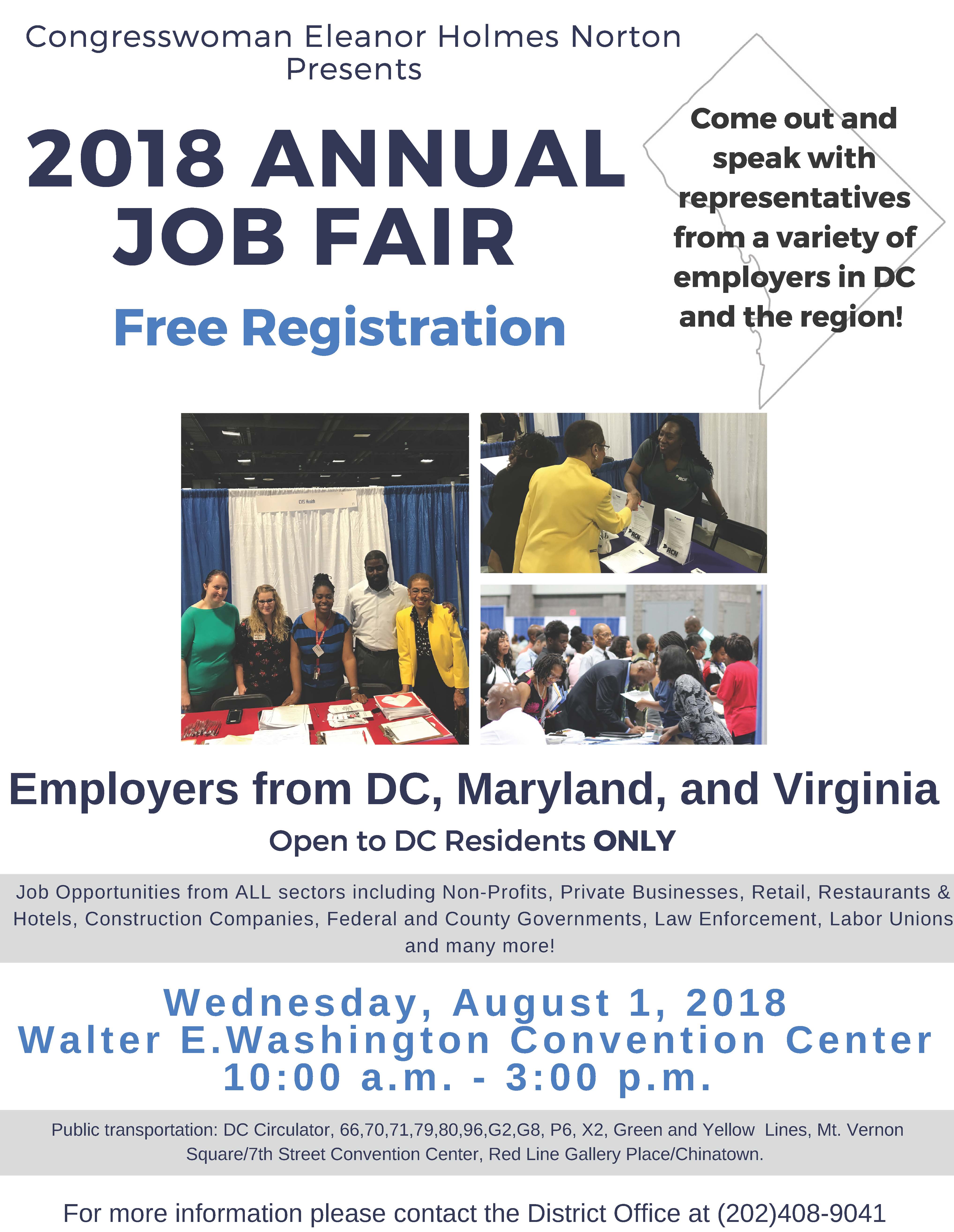 2018 Job Fair Flyer 